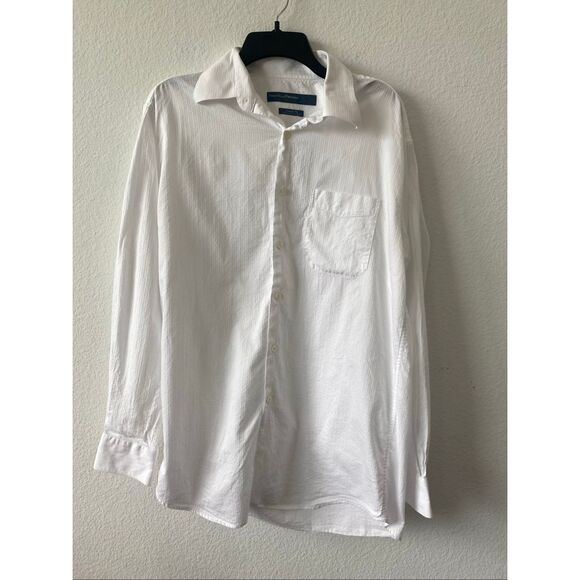 Perry Ellis White Dress Shirt - Picture 1 of 8